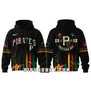 Pittsburgh Pirates Juneteenth Freedom Day Graphic Unisex Hoodie