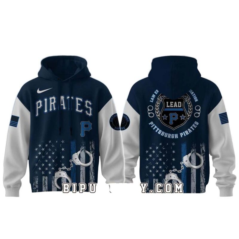 Pittsburgh Pirates Law Enforcement Appreciation Day Unisex Graphic Hoodie