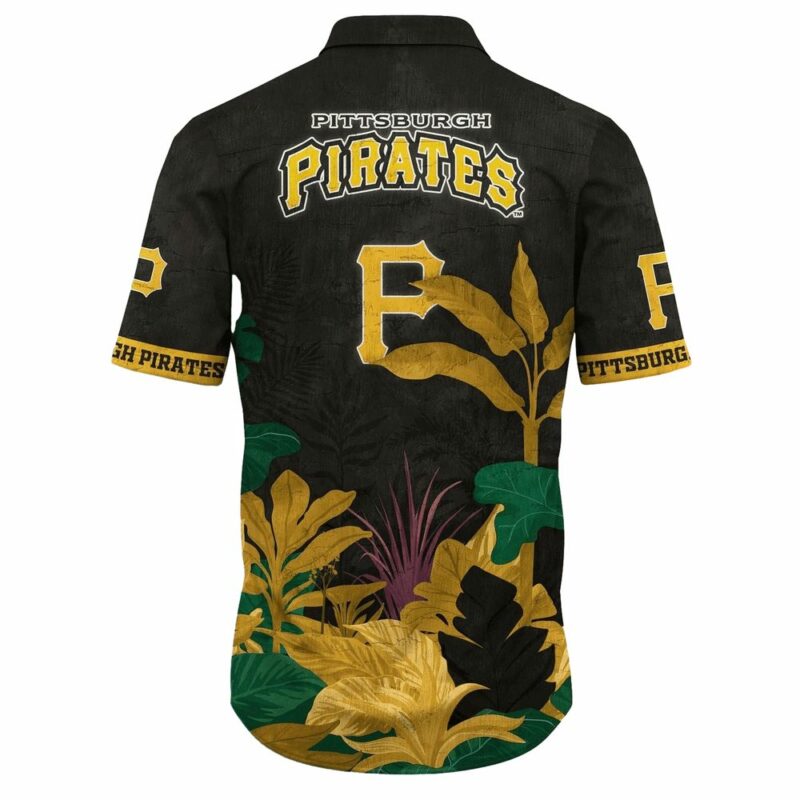 Pittsburgh Pirates Tropical Aloha Shirt - Unisex Graphic Print Design - Image 3