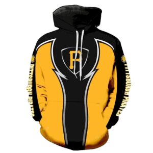 Pittsburgh Pirates Lightning Graphic Printed Unisex Hoodie