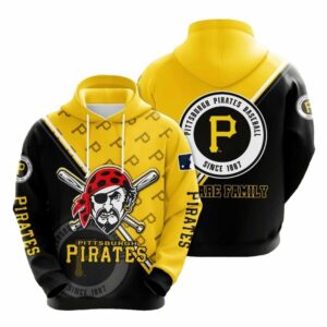 Pittsburgh Pirates All Over Print Graphic Hoodie for Men and Women