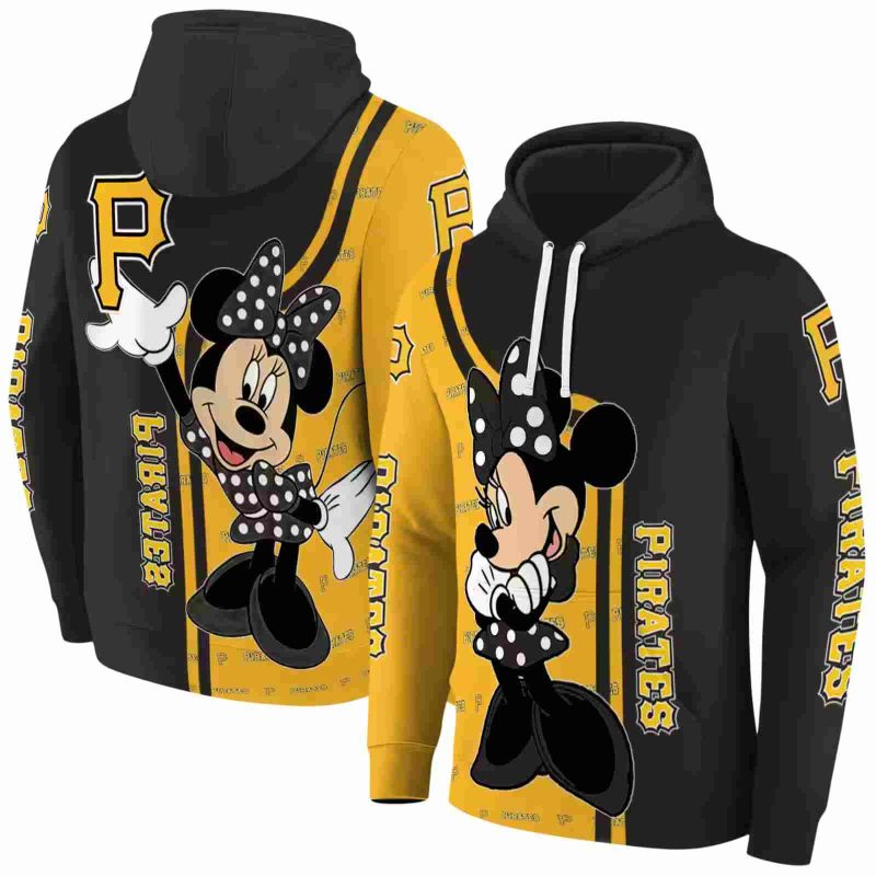 Pittsburgh Pirates Minnie Mouse AOP Hoodie 1