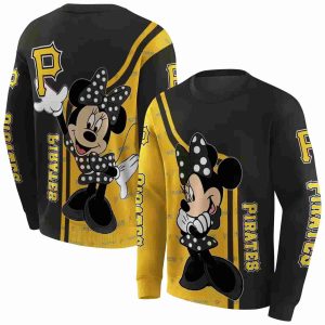 Pittsburgh Pirates Minnie Mouse All Over Print Sweatshirt