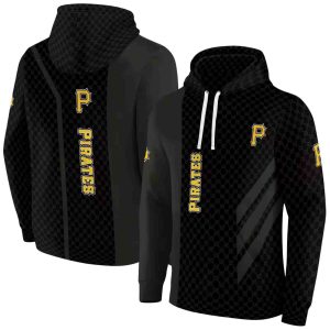 Pittsburgh Pirates Monogram Pattern All Over Print Hoodie