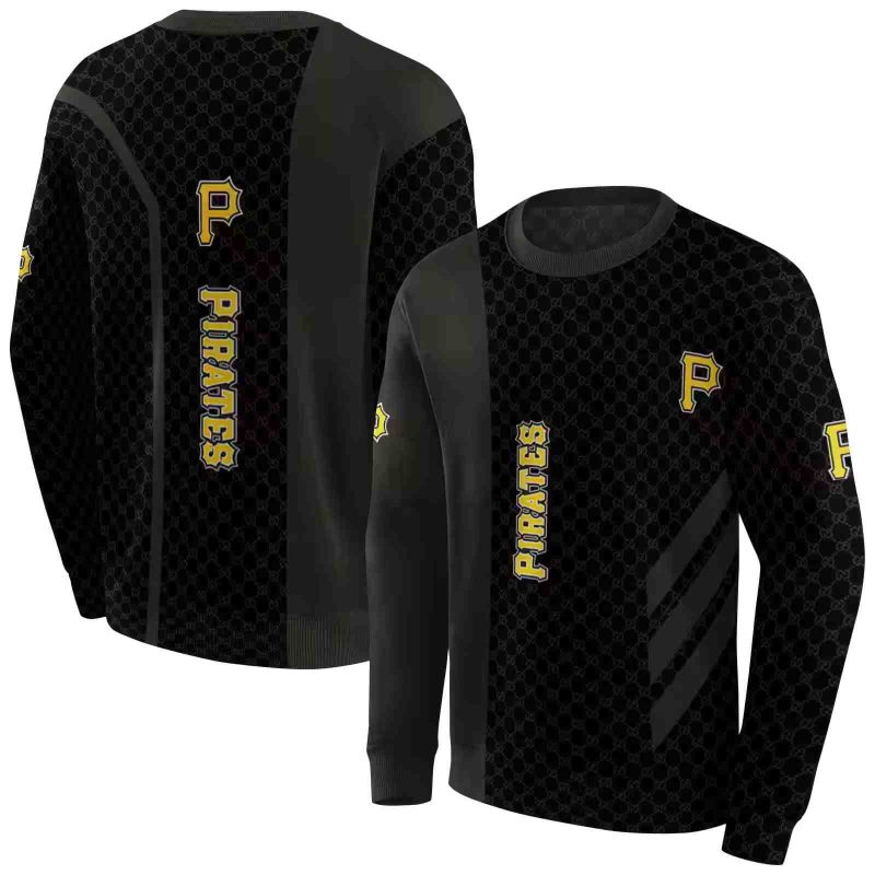 Pittsburgh Pirates Monogram Pattern AOP Sweatshirt 1