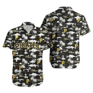Pittsburgh Pirates Graphic Aloha Hawaiian Shirt for Men and Women