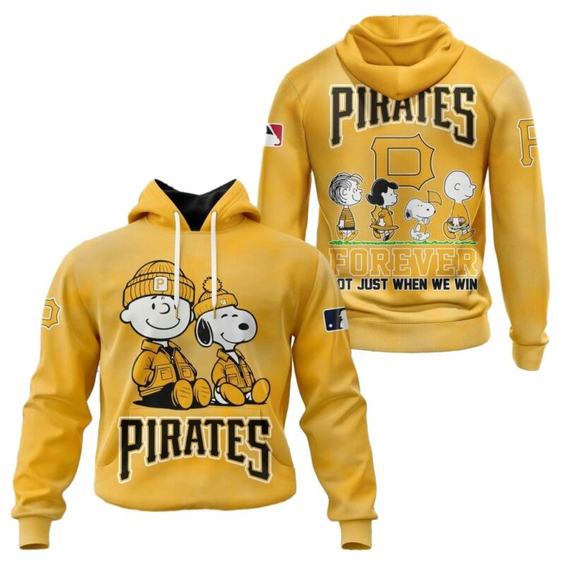 Pittsburgh Pirates Peanuts Snoopy Graphic Unisex Hoodie - Perfect Gift