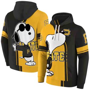 Pittsburgh Pirates Playful Snoopy All Over Print Hoodie
