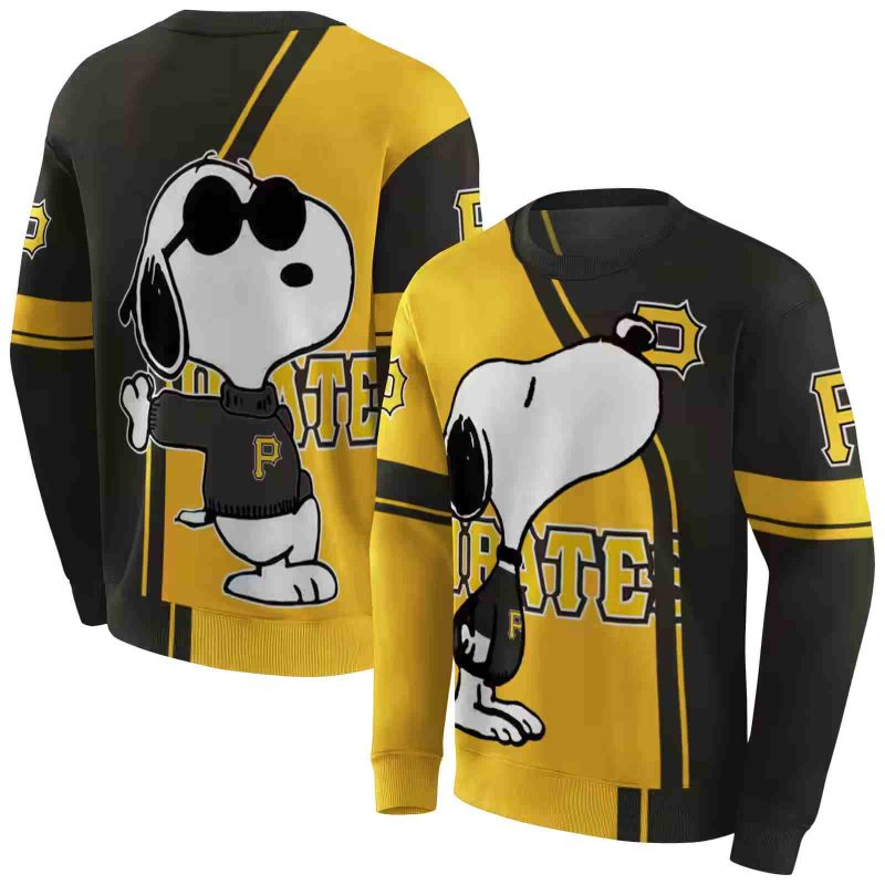 Pittsburgh Pirates Playful Snoopy AOP Sweatshirt 1