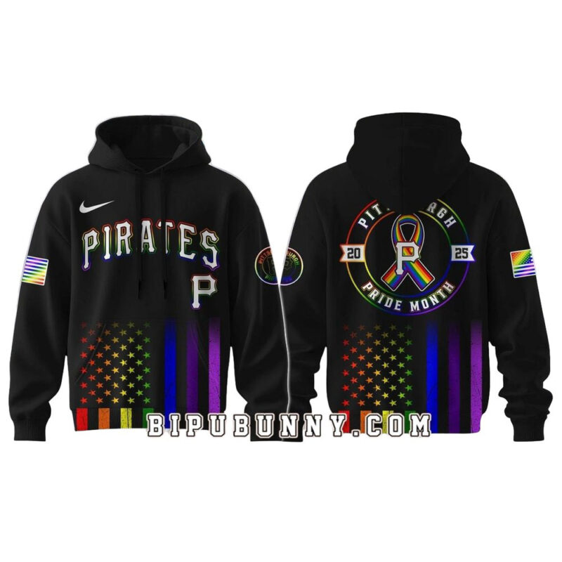 Pittsburgh Pirates LGBTQ Pride Month Graphic Unisex Hoodie