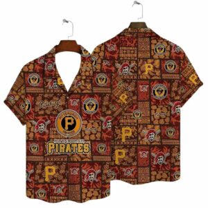 Pittsburgh Pirates Graphic Aloha Hawaiian Shirt for Men and Women