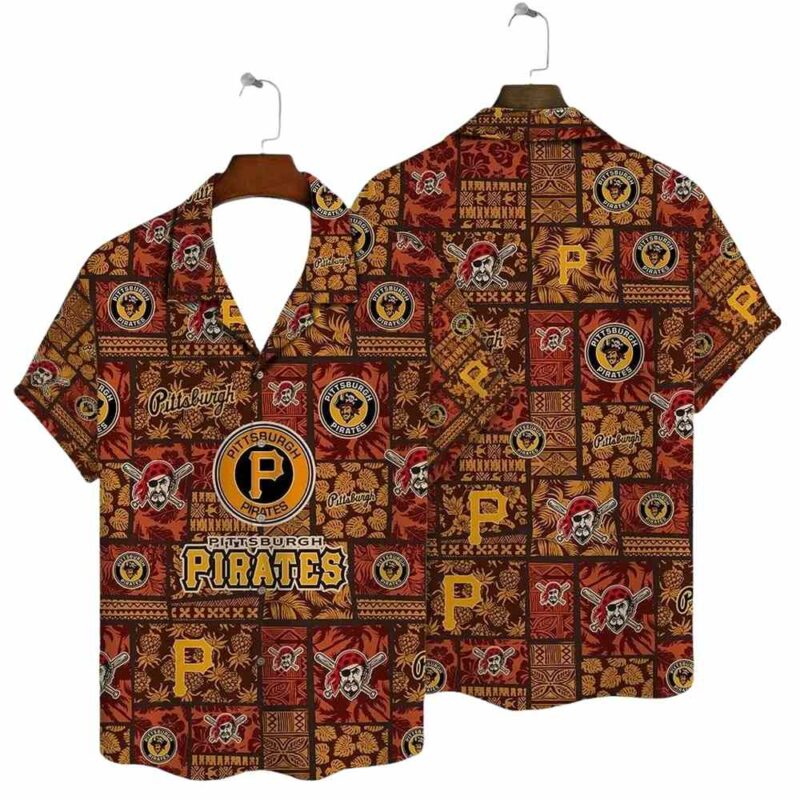 Pittsburgh Pirates Graphic Aloha Hawaiian Shirt for Men and Women