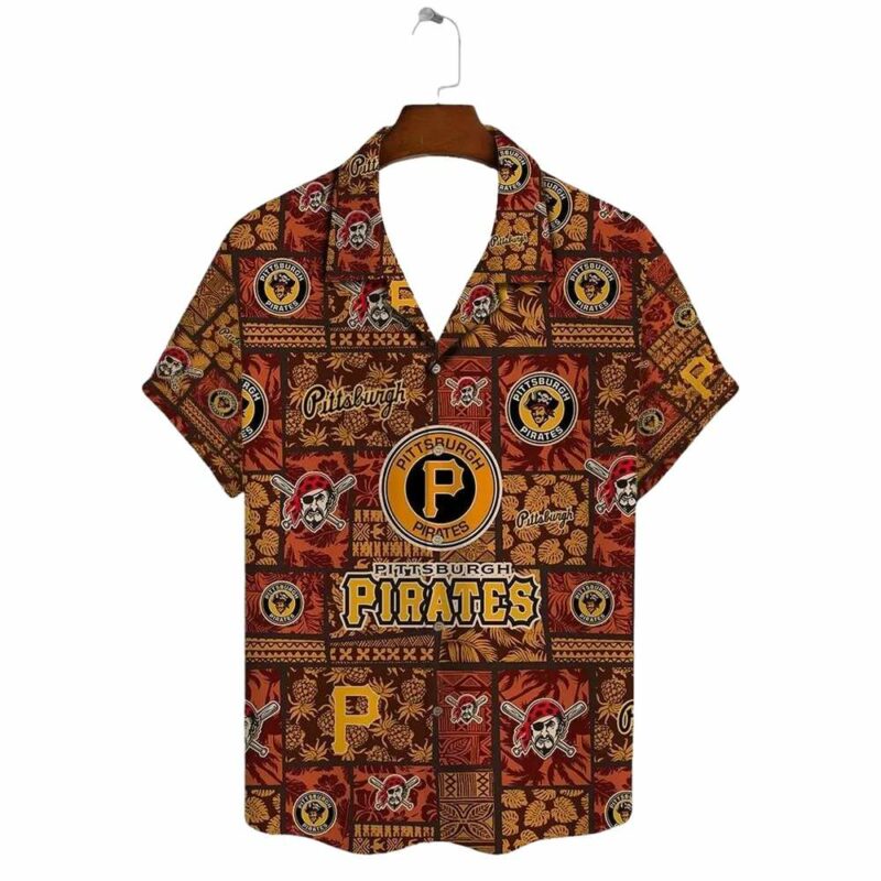 Pittsburgh Pirates Graphic Aloha Hawaiian Shirt for Men and Women - Image 2