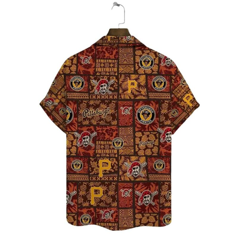 Pittsburgh Pirates Graphic Aloha Hawaiian Shirt for Men and Women - Image 3