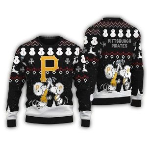 Pittsburgh Pirates Snoopy Charlie Brown Christmas Sweatshirt for Fans