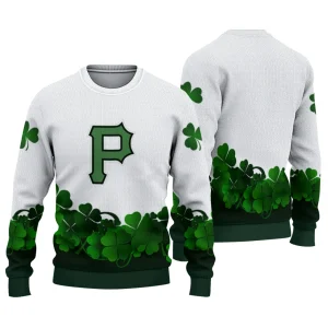 Pittsburgh Pirates St Patrick'S Day Sweatshirt - Ugly Holiday Sweater