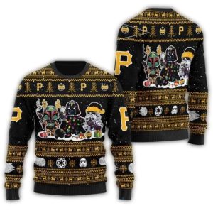 Pittsburgh Pirates Star Wars Themed Ugly Sweater for Fans