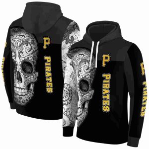 Pittsburgh Pirates Sugar Skull All Over Print Hoodie
