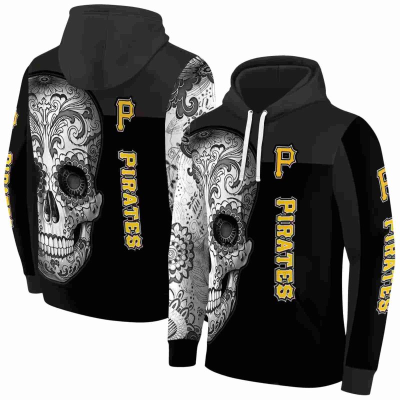 Pittsburgh Pirates Sugar Skull AOP Hoodie 1