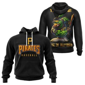 Pittsburgh Pirates Bucs Mascot Graphic Unisex All Over Print Hoodie