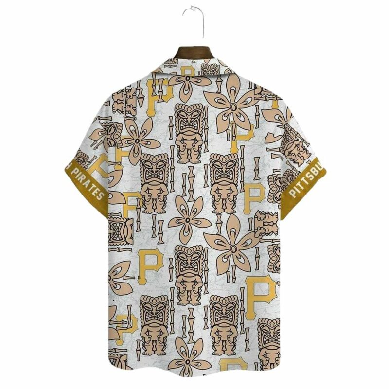 Pittsburgh Pirates Graphic Printed Aloha Hawaiian Shirt for Men & Women - Image 3
