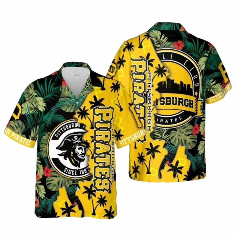 Pittsburgh Pirates Graphic Printed Aloha Hawaiian Shirt for Men & Women