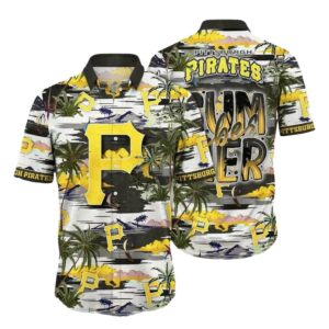 Pittsburgh Pirates Tropical Aloha Graphic Printed Hawaiian Shirt for Men/Women