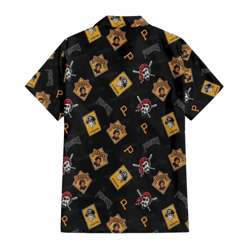 Vintage Pittsburgh Pirates Aloha Shirt - Unisex Graphic Print T-Shirt - Image 2