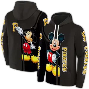 Pittsburgh Pirates Ickey Mouse All Over Print Hoodie