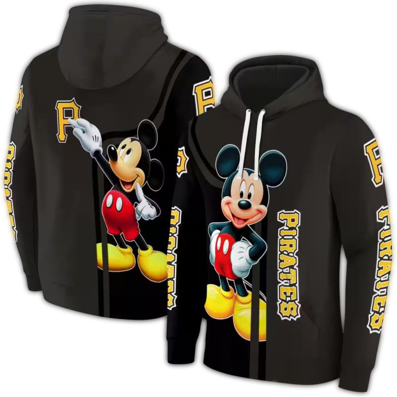 Pittsburgh Pirates ickey Mouse AOP Hoodie 1