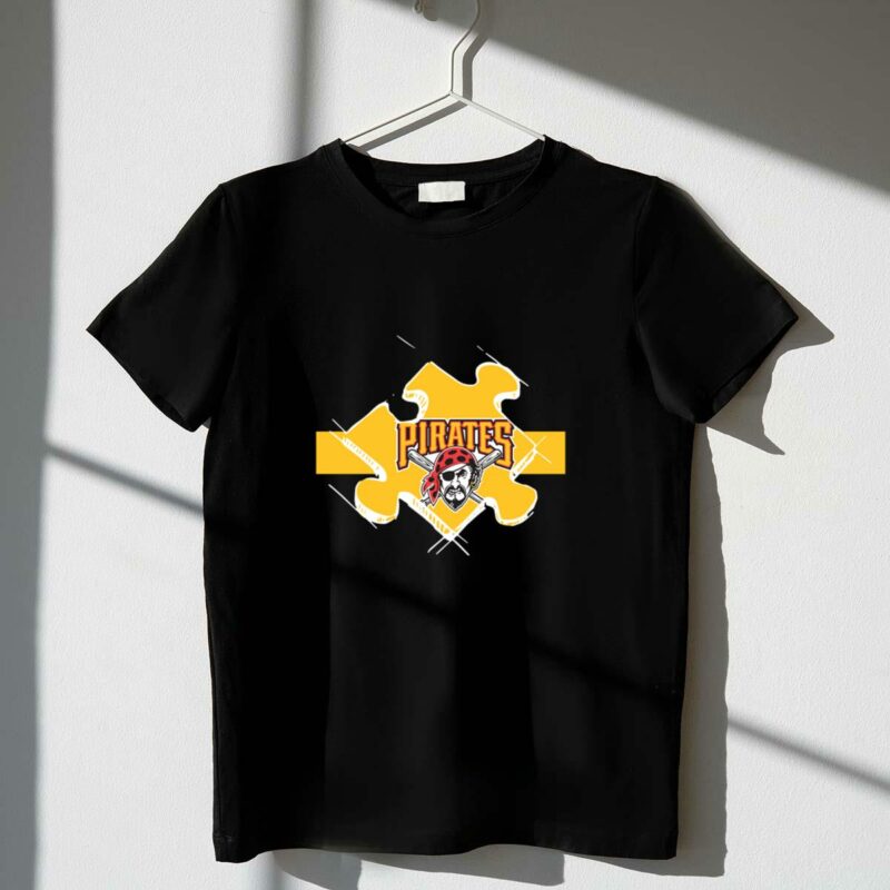 Pittsburgh Pirates Autism Awareness Graphic T-Shirt for Men and Women