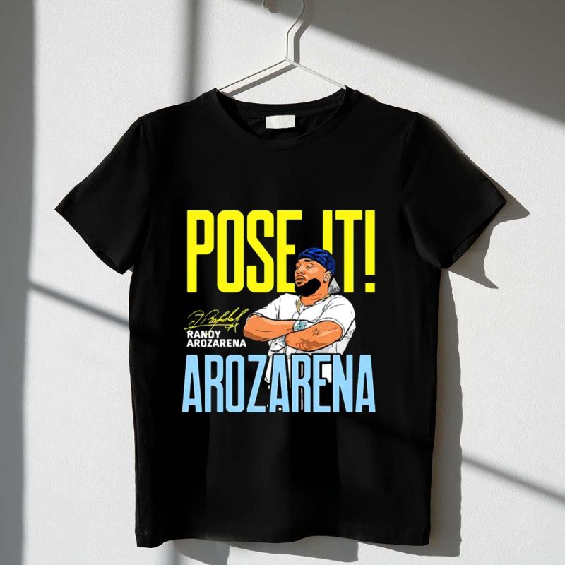 Pose It Randy Arozarena Arozarena Signature Tampa Bay Rays T Shirt t shirt 1 1