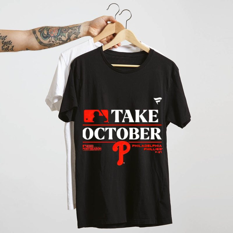 October Postseason Philadelphia Phillies Fan T-Shirt - Perfect for Game Day - Image 4