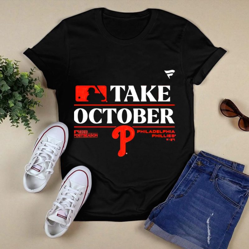 October Postseason Philadelphia Phillies Fan T-Shirt - Perfect for Game Day - Image 5