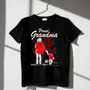 Proud Grandma Atlanta Braves T-Shirt - Perfect Gift For Braves Fans