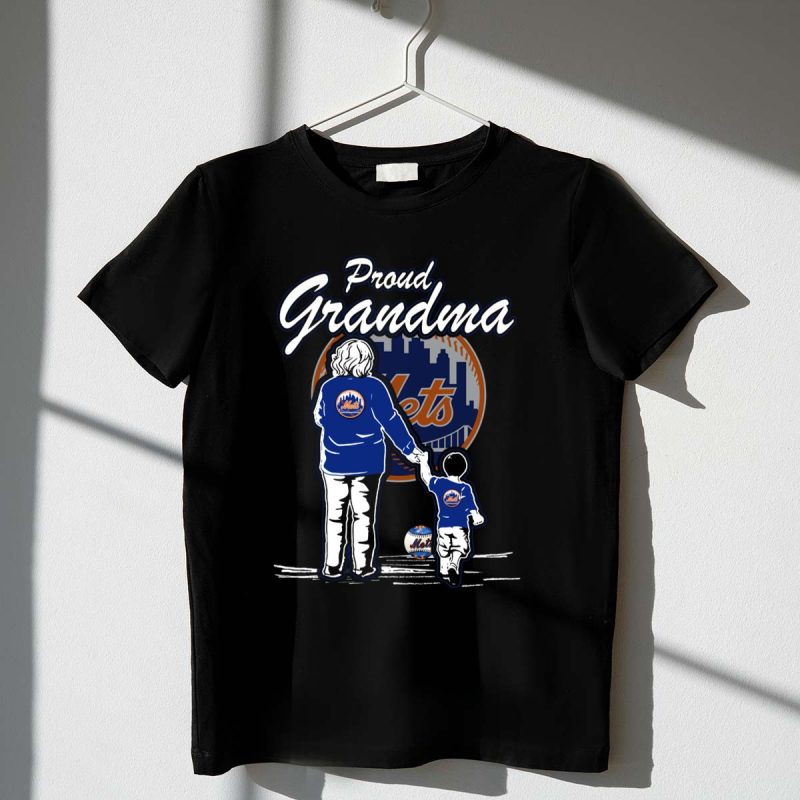 Proud Grandma New York Mets Family Skyline Baseball T Shirt t shirt 1 1
