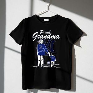 Proud Grandma New York Yankees T-Shirt For Family Fans