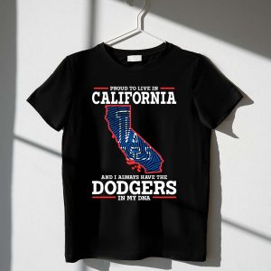 California Dodgers Dna T-Shirt - Proudly Show Your Love For La!