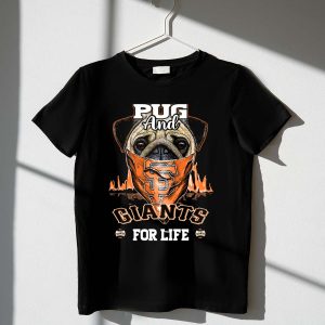 San Francisco Giants Pug Graphic T-Shirt - Perfect For Fans!