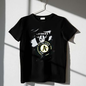 Oakland Athletics Logo Crossover T-Shirt For Fans And Casual Wear