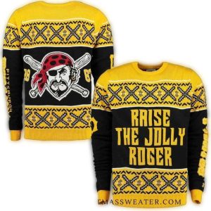 Pittsburgh Pirates Jolly Roger Skull Ugly Christmas Sweater