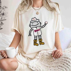 Texas Rangers Robot 21 Graphic T-Shirt For Fans & Sports Enthusiasts