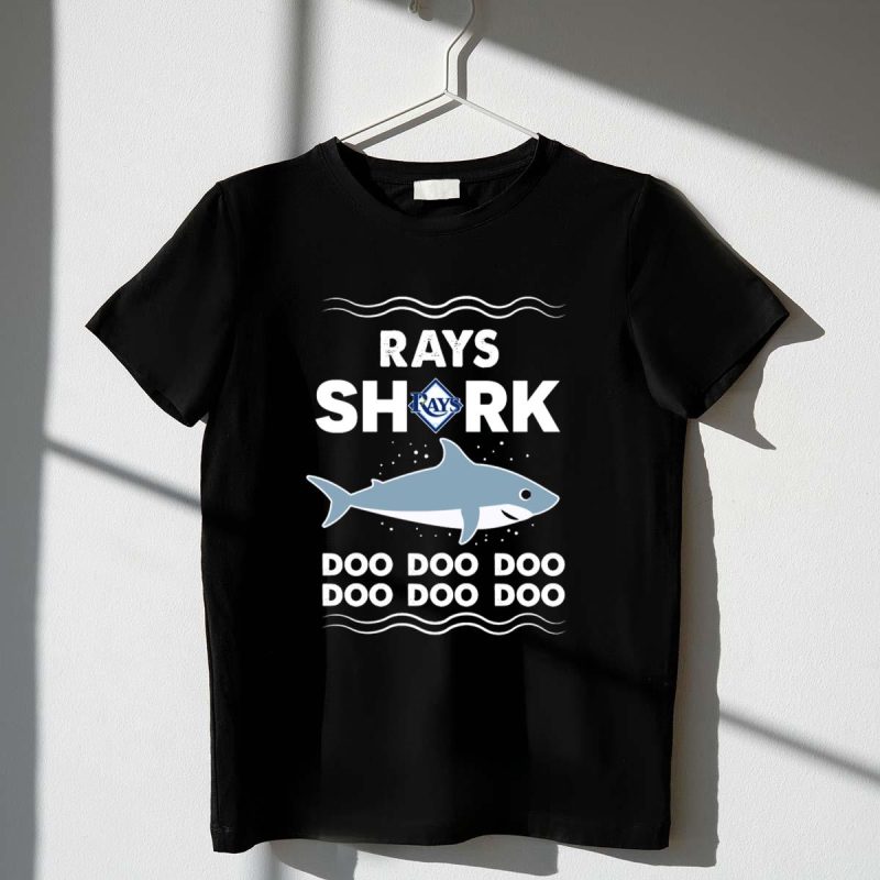 Rays Shark Tampa Bay Rays Logo Doo Doo Doo Doo Baseball T Shirt t shirt 1 1