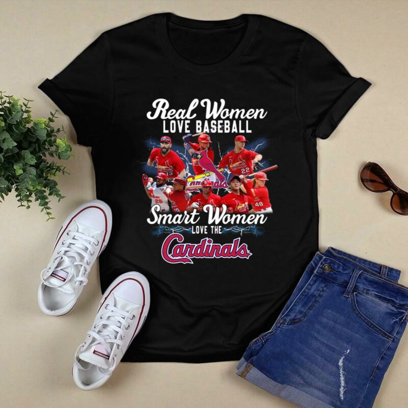 Real Women Love Baseball Cardinals Graphic T-Shirt – Unisex Gift Tee - Image 5