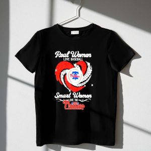 Women's Phillies Baseball T-Shirt - Real Fans Love the Game!