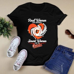Women'S Baltimore Orioles Heart Baseball T-Shirt - Perfect For Fans