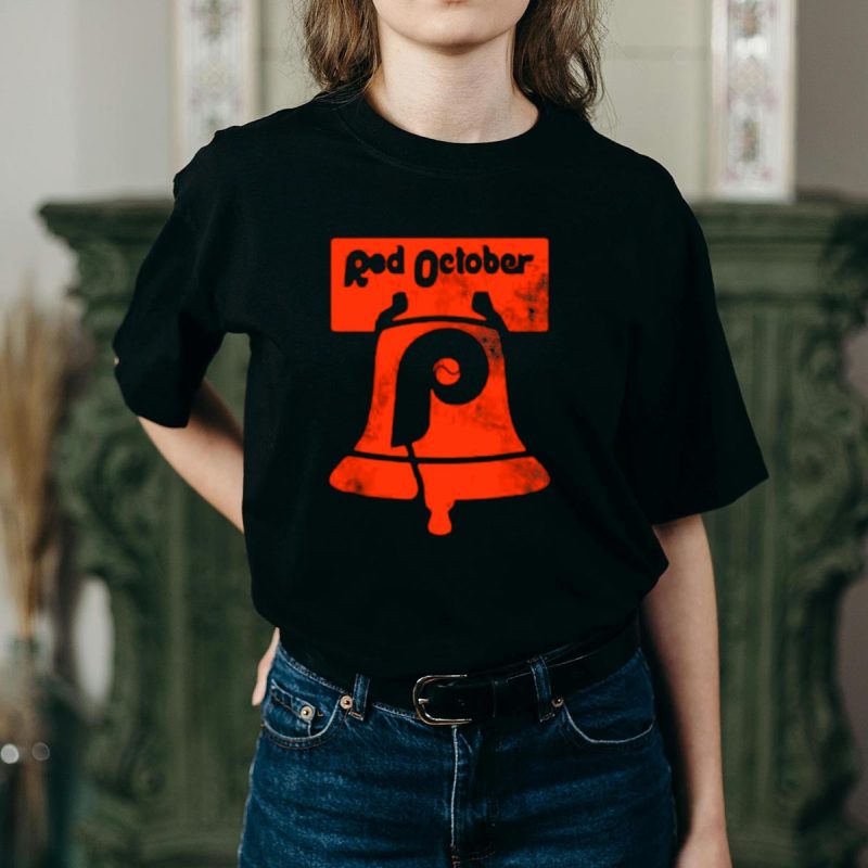 Vintage Phillies Red October T-Shirt - Classic Philadelphia Baseball Gear - Image 2