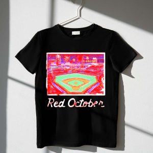Red October Philadelphia Phillies Fireworks Fan T-Shirt - Perfect for Game Day