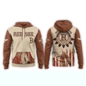 Red Sox Native American Heritage All Over Print Hoodie