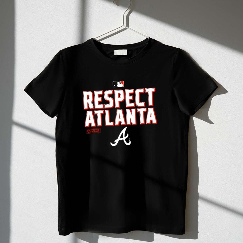 Respect Atlanta Braves Postseason T-Shirt - Celebrate The Victory!